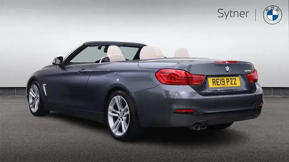 Used BMW 420 Sport Line 181 HP (133 kW) 2019 Grey Cabriolet