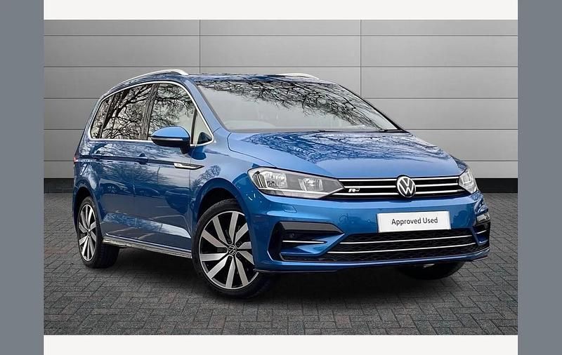Used VW Touran R-line 150 HP (110 kW) 2022 Blue MPV