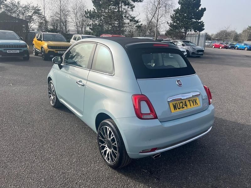Used Fiat 500C S 70 HP (51 kW) 2024 Green Cabriolet