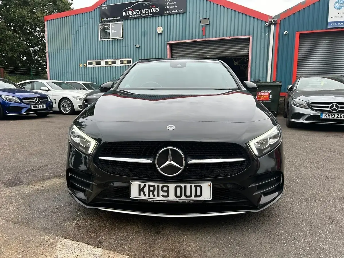 Used Mercedes A200 AMG line 2019 Black Hatchback