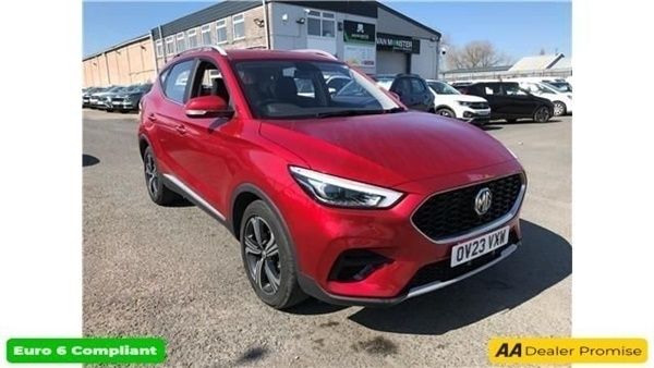 Red Used 2023 MG ZS Excite Sedan | £13,299 (Fair price) - Image 1/4