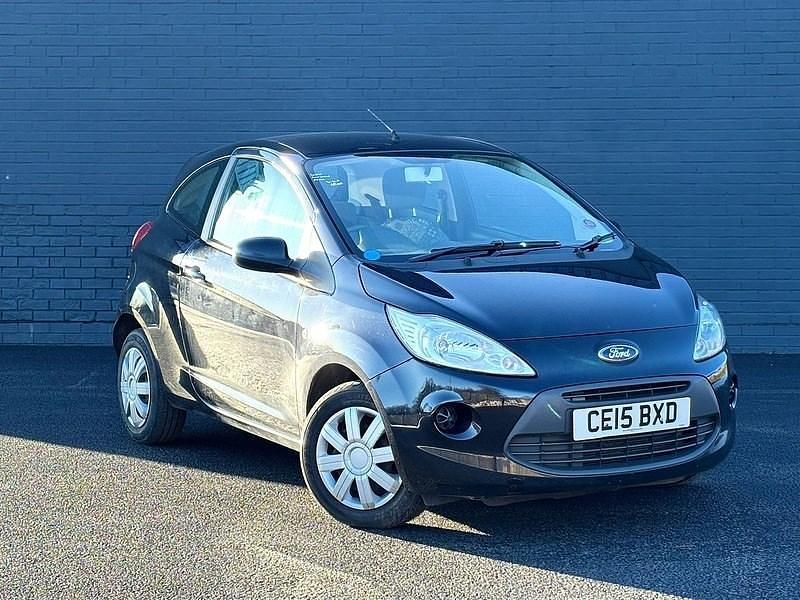 Used Ford Ka 69 HP (50 kW) 2015 Black Hatchback