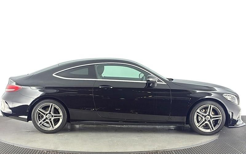 Used Mercedes C200 AMG line 198 HP (145 kW) 2020 Black Coupe
