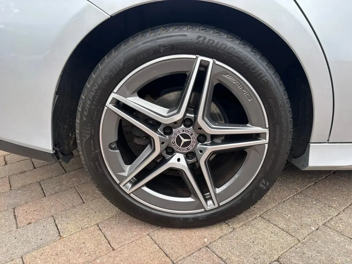 Used Mercedes CLA180 AMG Line Premium 136 HP (100 kW) 2021 Silver Coupe