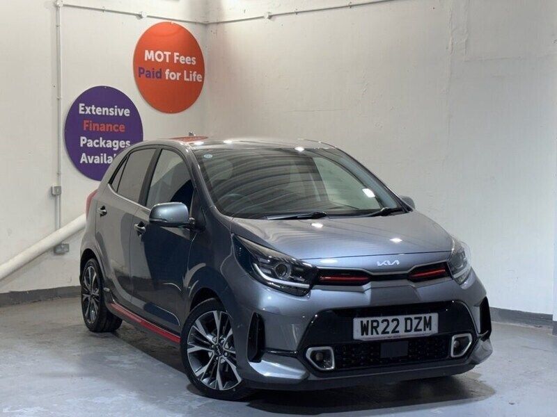 Grey Used 2022 Kia Picanto GT-Line Hatchback | £12,499 (A bit pricey) - Image 1/3