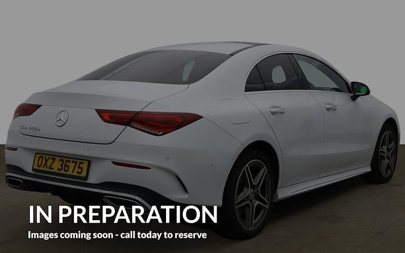 Used Mercedes CLA250e AMG Line Premium Plus 218 HP (160 kW) 2021 White Sedan