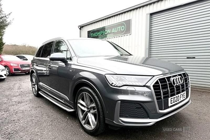 Grey Used 2020 Audi Q7 S-Line SUV | £34,850 (Fair price) - Image 1/1