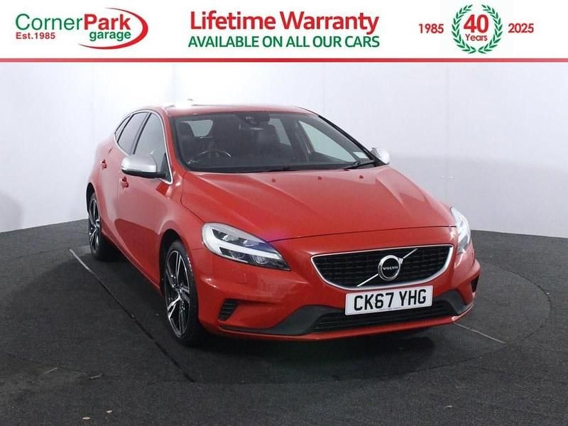 Red Used 2017 Volvo V40 R-Design Pro Estate | £11,999 (Fair price) - Image 1/4