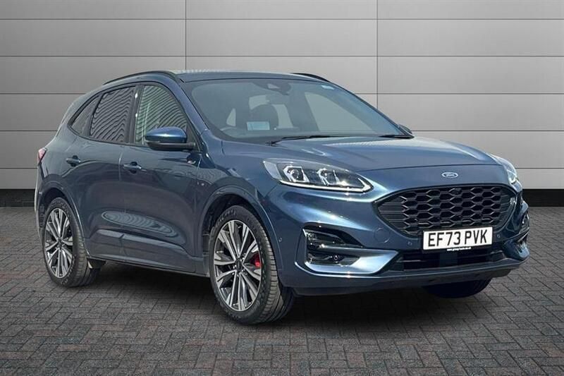 Chrome blue Used 2023 Ford Kuga ST-Line X SUV | £24,995 (A bit pricey) - Image 1/2