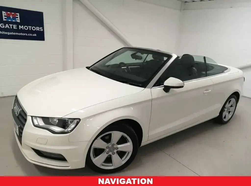 Used Audi A3 Cabriolet Sport 150 HP (110 kW) 2015 White Cabriolet