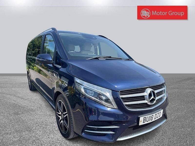 Blue Used 2018 Mercedes V220 AMG line MPV | £31,990 (Super price) - Image 1/4