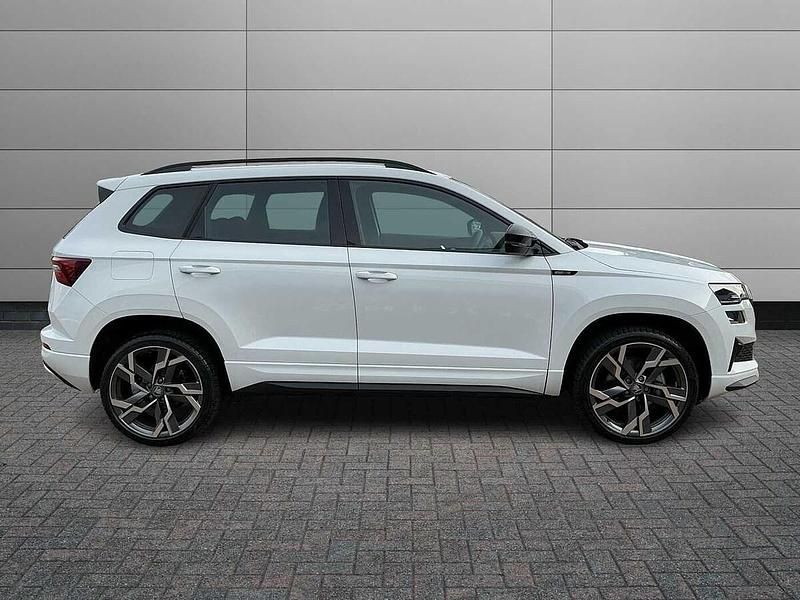 Used Skoda Karoq SportLine 110 HP (80 kW) 2025 Moon white metallic SUV