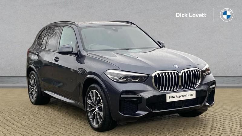 Grey Used 2022 BMW X5 M Sport SUV | £40,331 (Super price) - Image 1/4