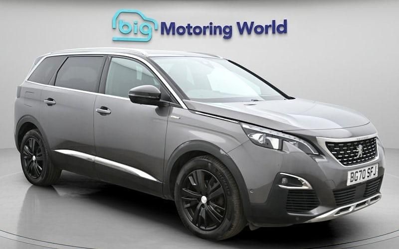 Used Peugeot 5008 GT-line 131 HP (96 kW) 2020 Grey SUV