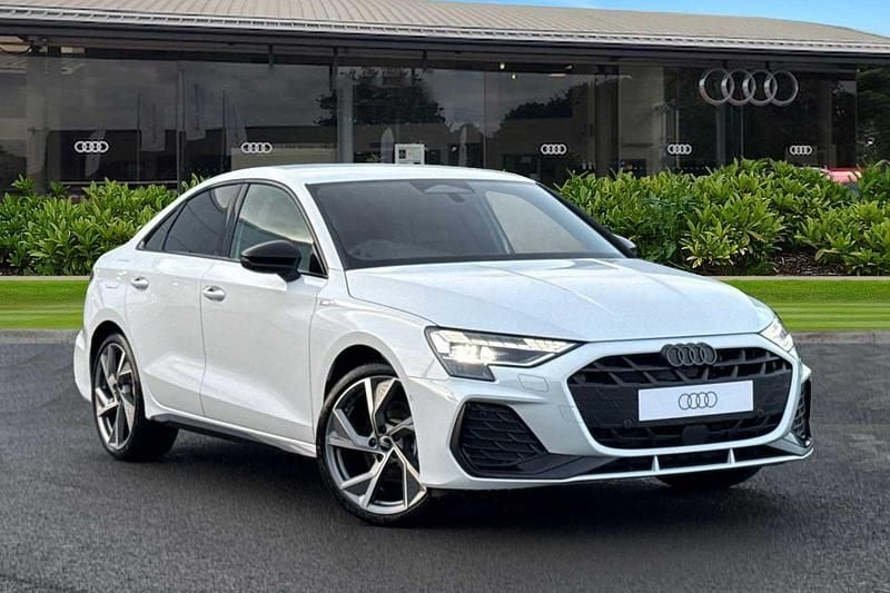 White New 2026 Audi A3 Black Edition Sedan | £35,320 (Super price) - Image 1/4