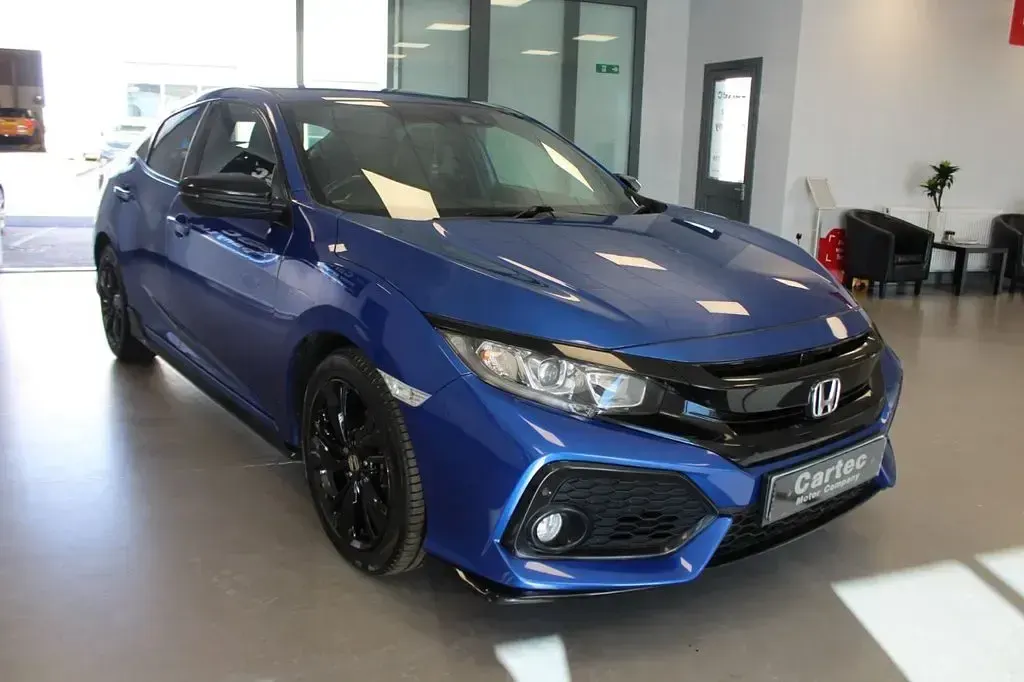 Used Honda Civic Sport 126 HP (92 kW) 2019 Blue Hatchback