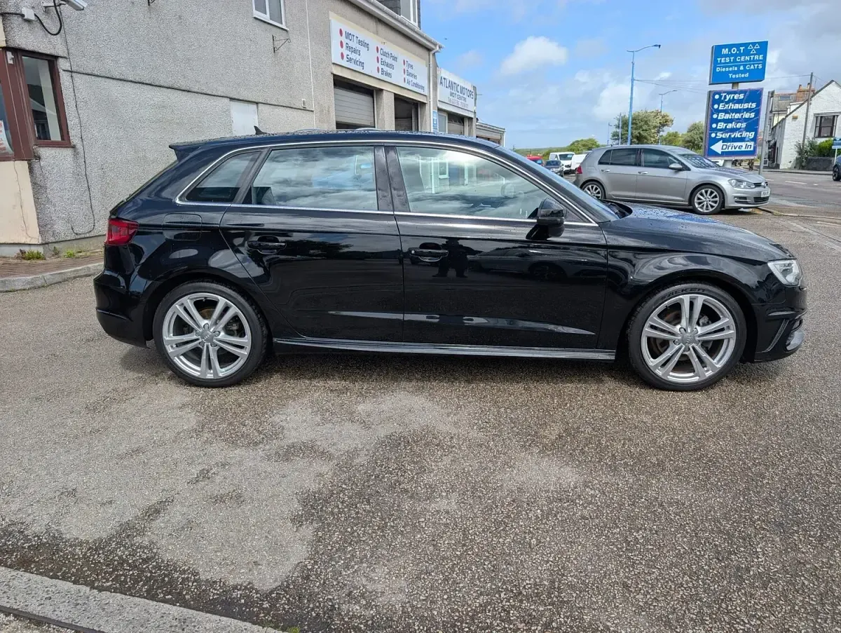 Used Audi A3 S-Line 2015 Black Hatchback