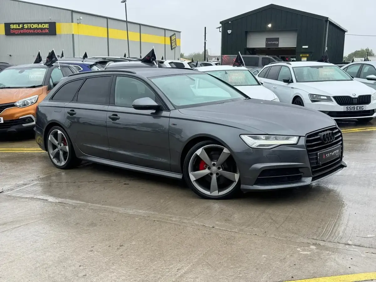 Used Audi A6 Black Edition 190 HP (139 kW) 2015 Grey Estate