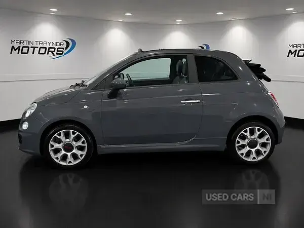 Used Fiat 500 S 69 HP (50 kW) 2015 Grey Cabriolet