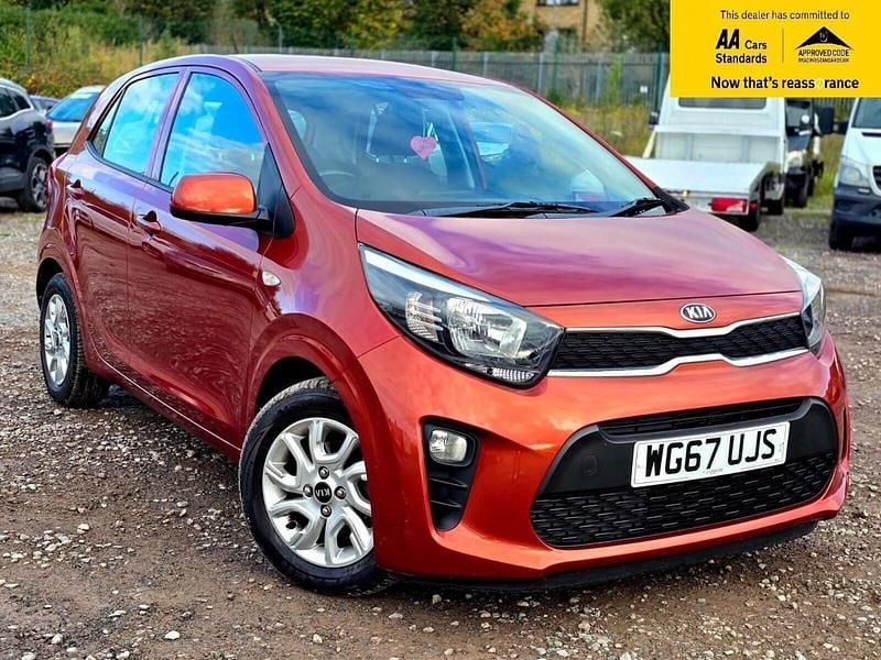 Used Kia Picanto 83 HP (61 kW) 2017 Orange Hatchback