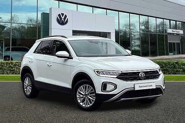 White Used 2024 VW T-Roc Life SUV | £23,494 (Fair price) - Image 1/4