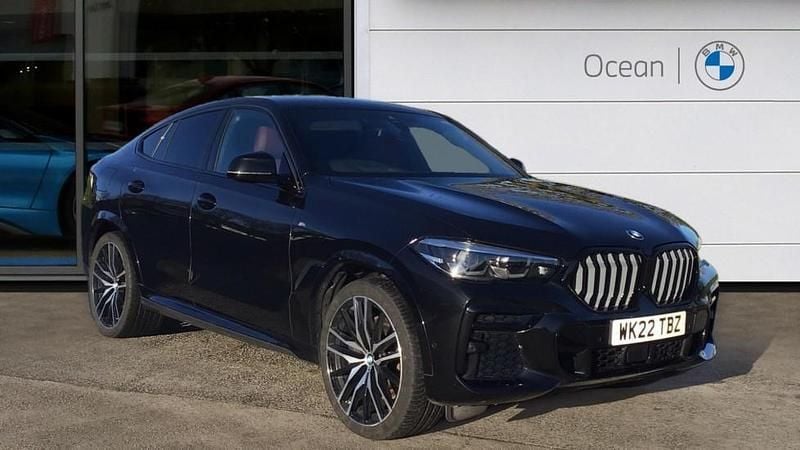 Black Used 2022 BMW X6 M Sport SUV | £44,800 (Fair price) - Image 1/4