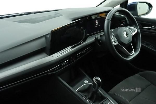 Used VW Golf VII Style 130 HP (95 kW) 2021 Blue Hatchback