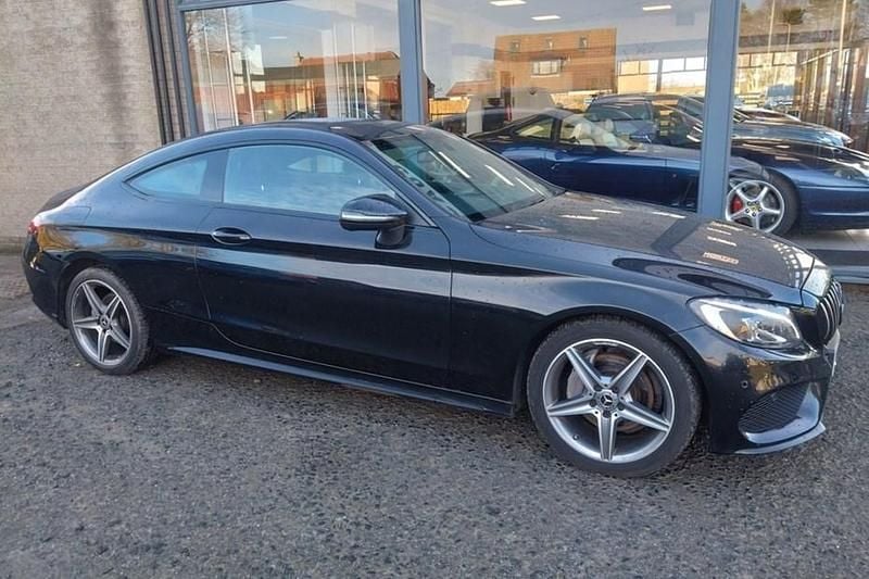 Black Used 2018 Mercedes C220 AMG line Coupe | £13,995 (Good price) - Image 1/1