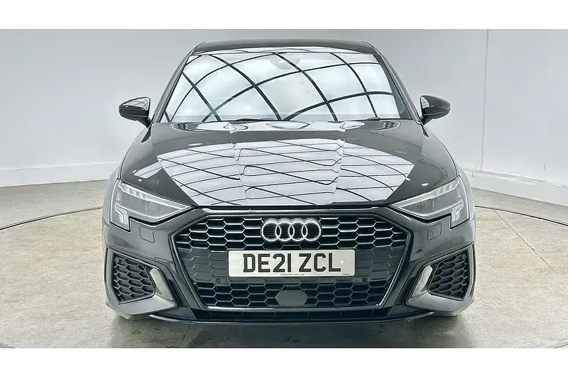 Used Audi A3 S-Line 150 HP (110 kW) 2021 Black Sedan