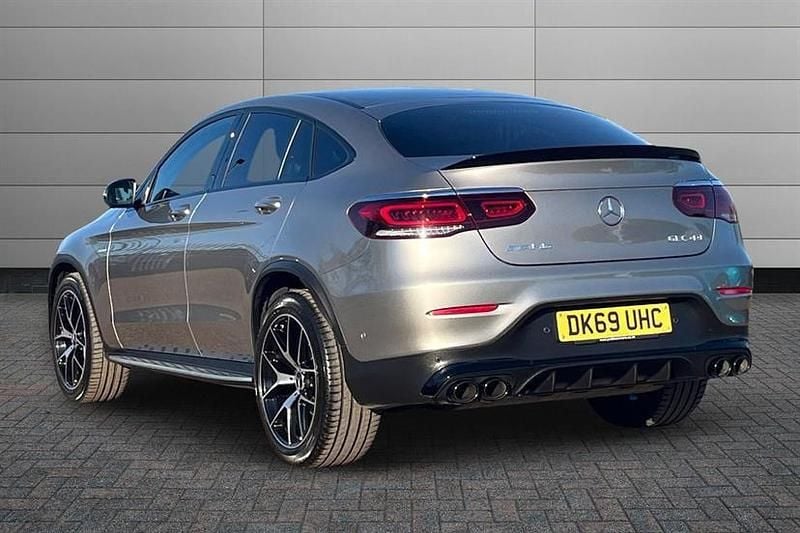Used Mercedes GLC43 AMG Premium Plus 390 HP (286 kW) 2019 Mojave silver Coupe