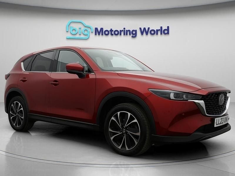 Red Used 2023 Mazda CX-5 Exclusive-Line SUV | £20,400 (Good price) - Image 1/4