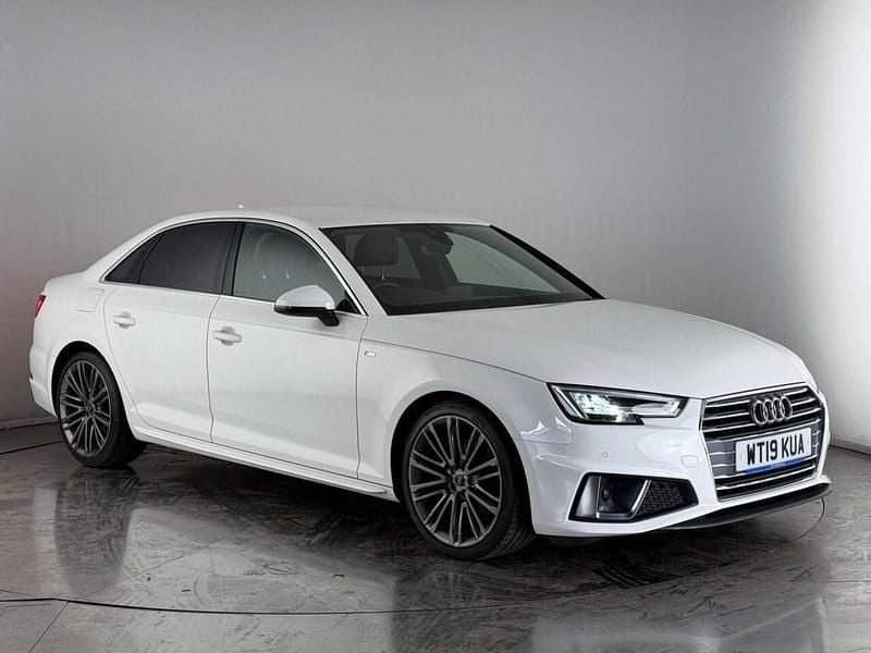 White Used 2019 Audi A4 S-Line Sedan | £15,800 (Super price) - Image 1/3