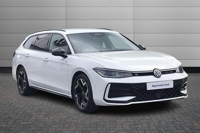 Pure white Used 2024 VW Passat R-line | £31,450 - Image 1/4