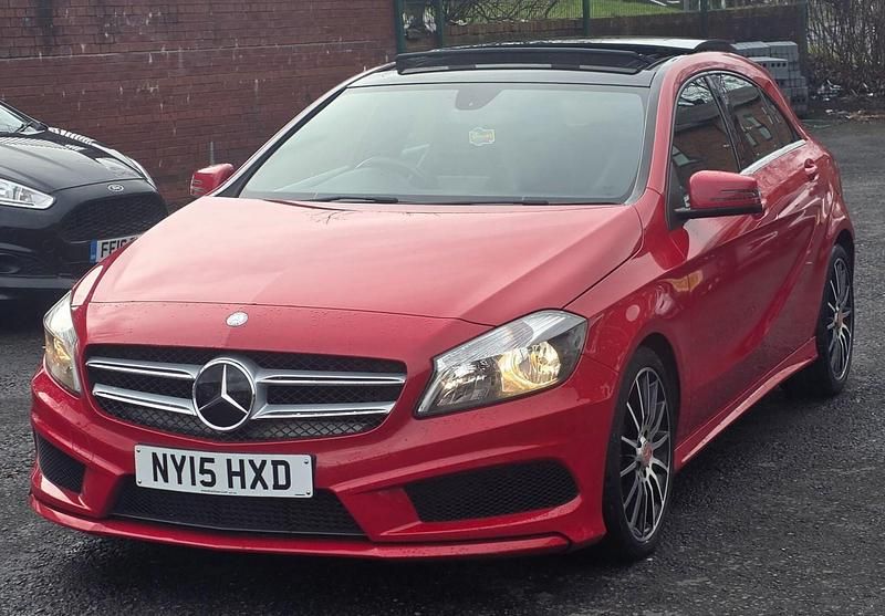Used Mercedes A220 AMG 2015 Red Hatchback