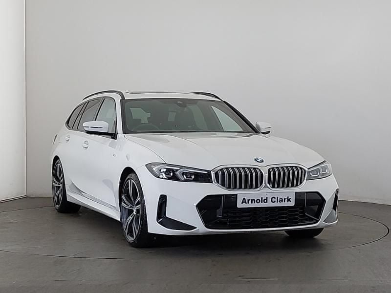 White Used 2024 BMW 320 M Sport Estate | £32,998 (A bit pricey) - Image 1/4