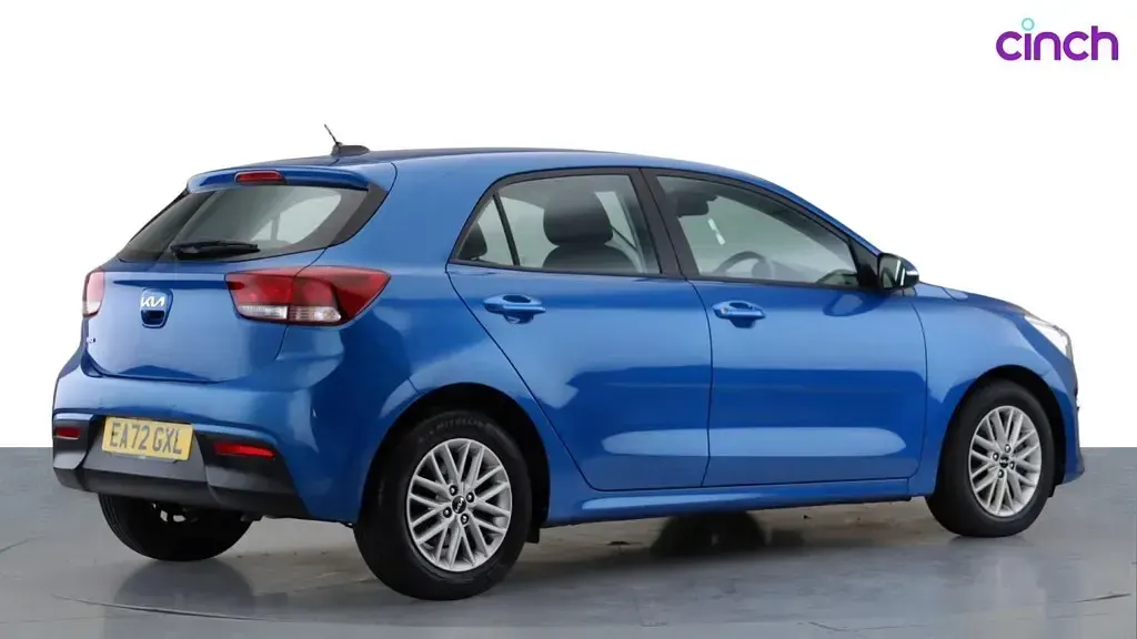 Used Kia Rio 2022 Blue Hatchback