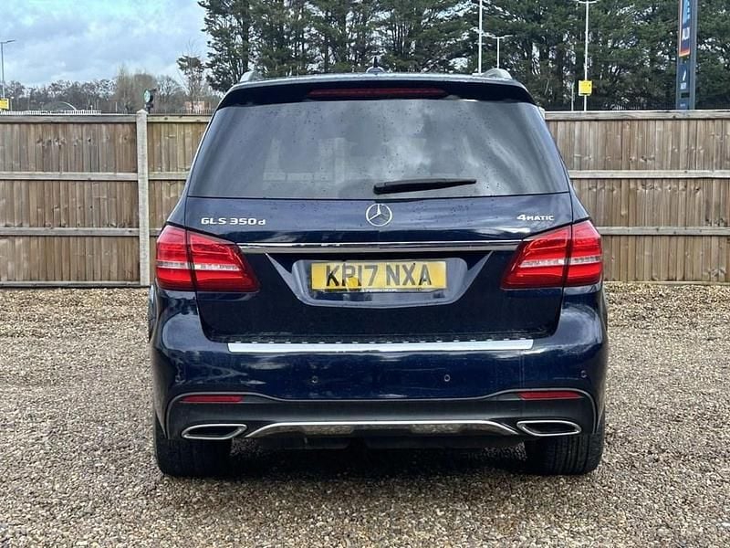 Used Mercedes GLS350 AMG line 258 HP (189 kW) 2017 Blue SUV
