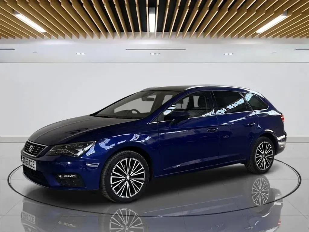 Used Seat Leon ST XCELLENCE Lux 150 HP (110 kW) 2019 Blue Estate