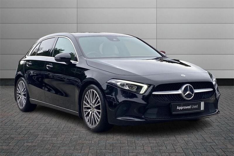 Black Used 2021 Mercedes A180 Executive Hatchback | £20,350 (Fair price) - Image 1/4
