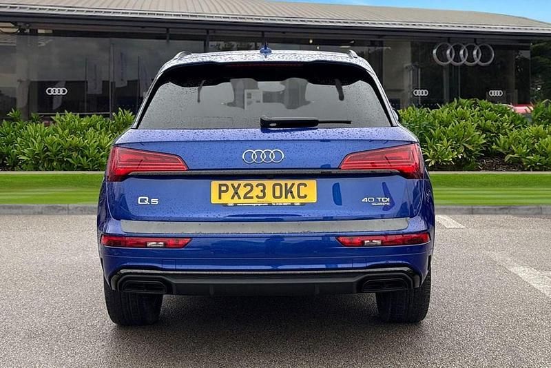 Begagnad Audi Q5 Advanced 204 HK (150 kW) 2023 Blå SUV