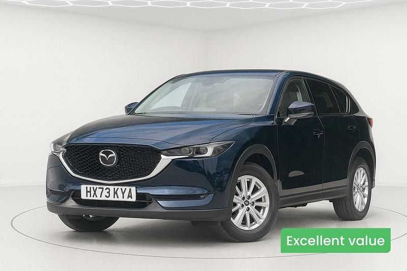 Blue Used 2023 Mazda CX-5 Takumi-Line SUV | £26,717 (Fair price) - Image 1/4