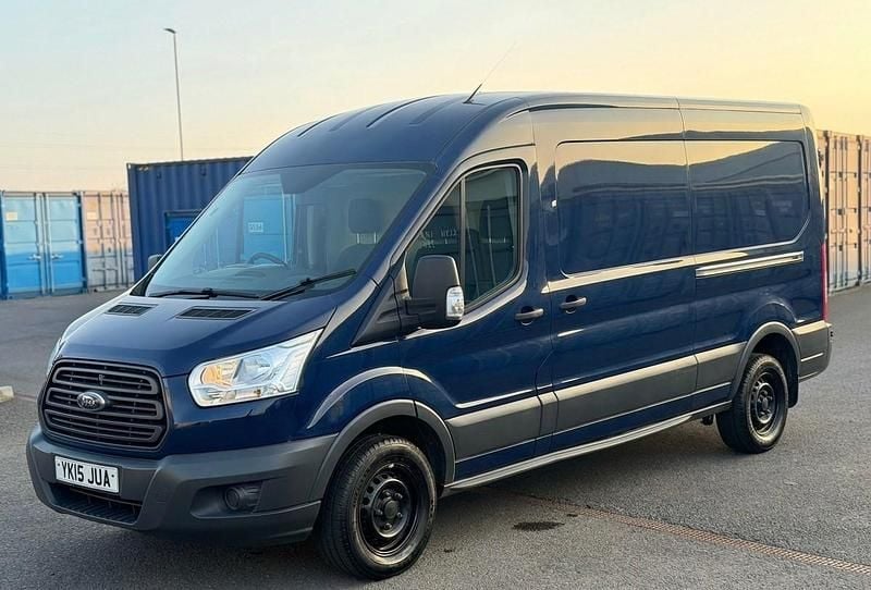Used Ford Transit 125 HP (91 kW) 2015 Blue Van
