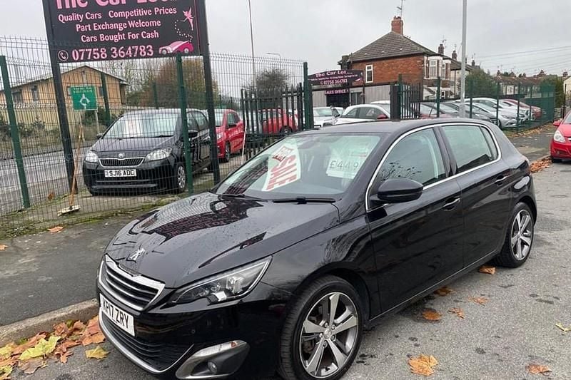 Black Used 2017 Peugeot 308 Allure Hatchback | £4,495 (Good price) - Image 1/1