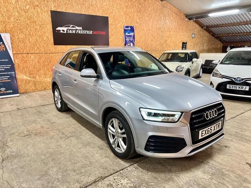 Silver Used 2015 Audi Q3 S-Line SUV | £9,699 (Fair price) - Image 1/4