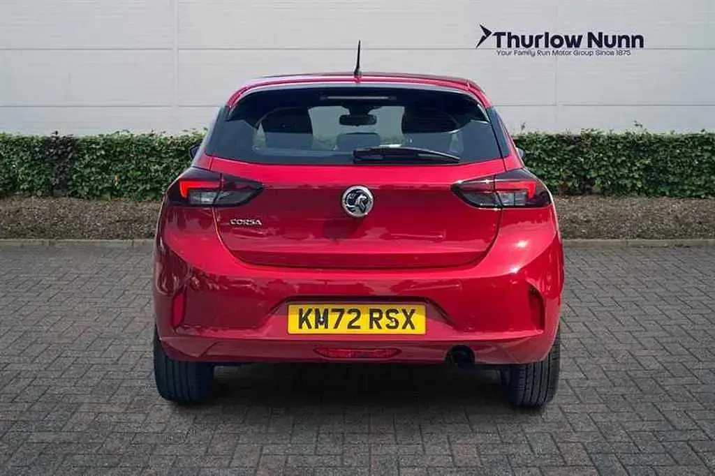 Used Vauxhall Corsa Design Edition 75 HP (55 kW) 2022 Crimson red Hatchback