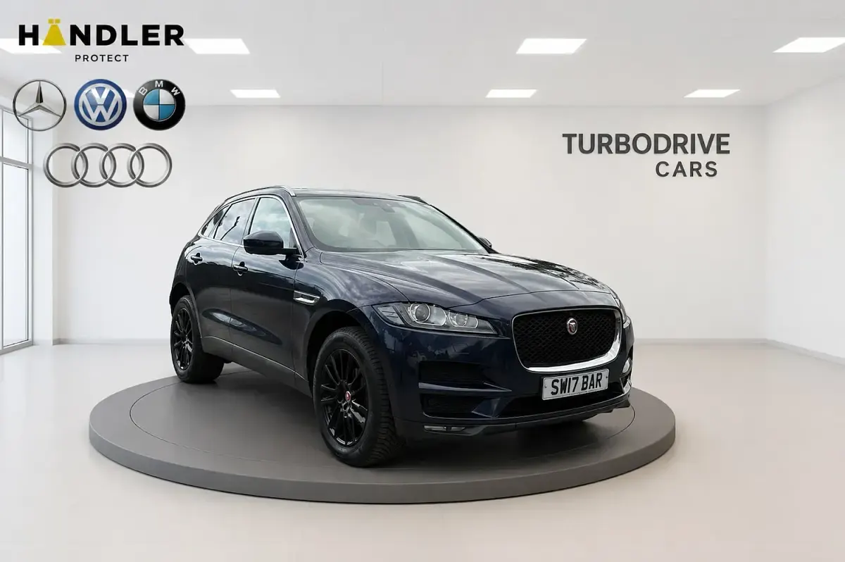 Used Jaguar F-Pace Portfolio 180 HP (132 kW) 2017 Blue SUV