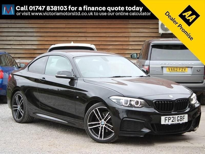 Black Used 2021 BMW 218 M Sport Coupe | £17,995 (Fair price) - Image 1/2
