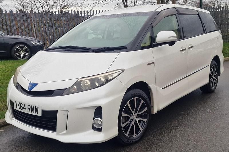 Used Toyota Estima Hybrid 2014 White Estate