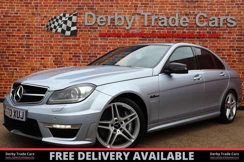 Used Mercedes C63 AMG AMG 2013 Silver Sedan
