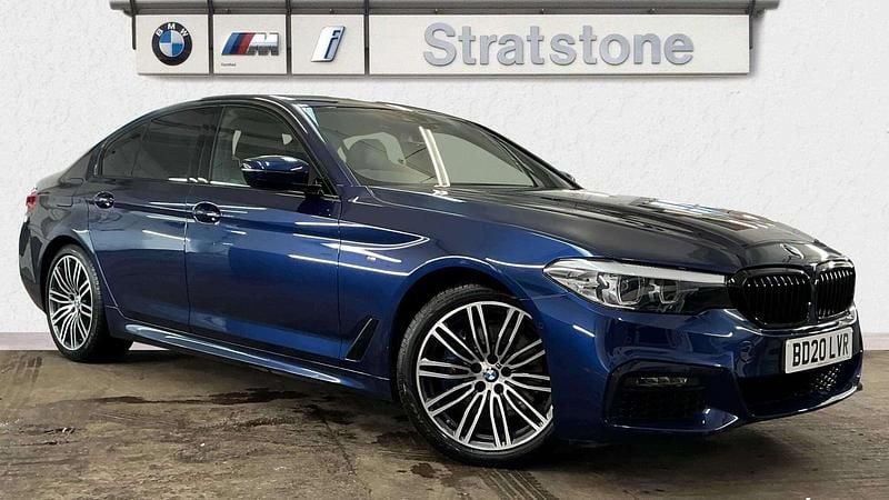Blue Used 2020 BMW 530 M Sport Sedan | £24,550 (Good price) - Image 1/3
